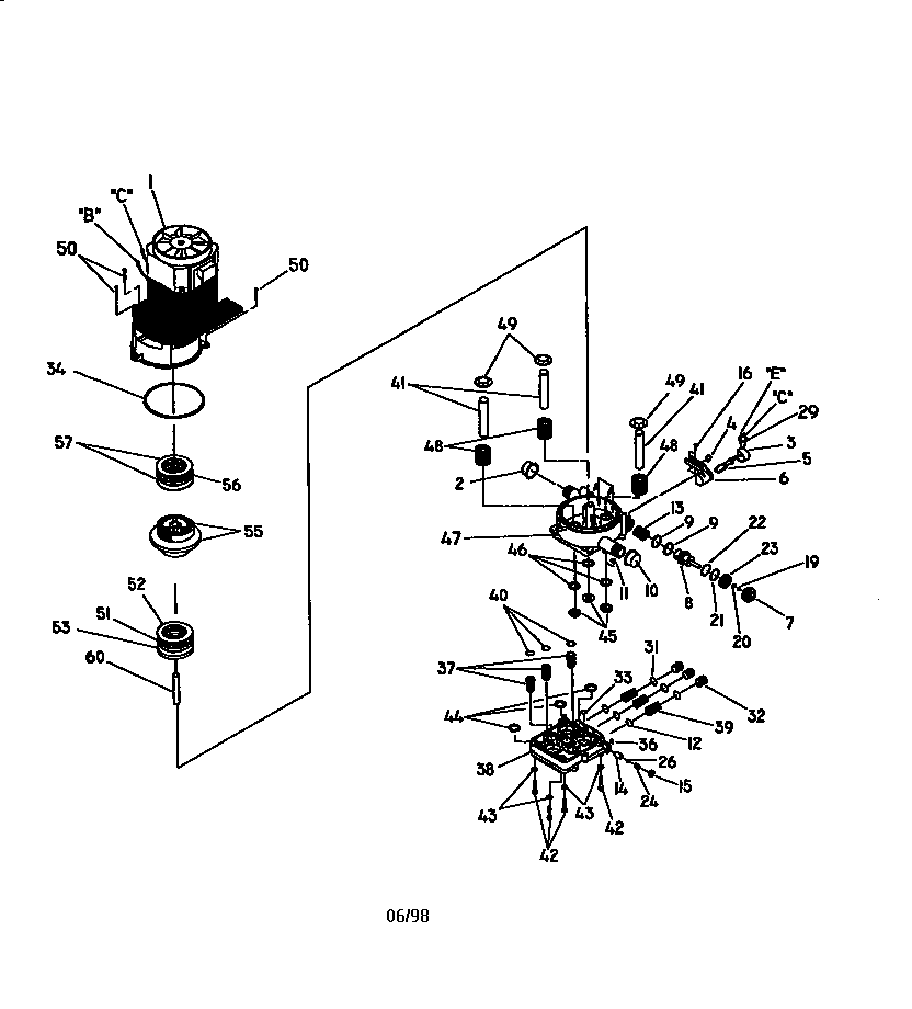 Pump and motor