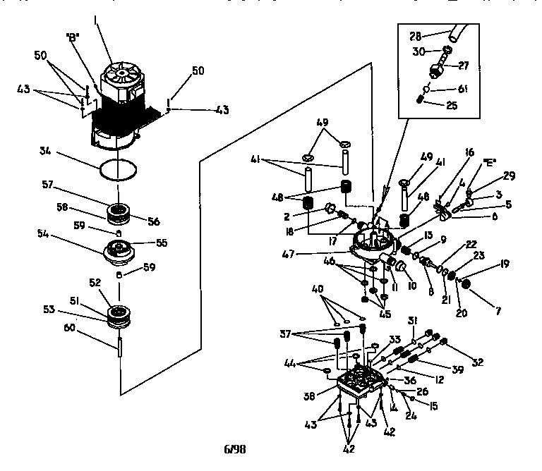 Pump and motor