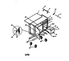 Craftsman 706650921 40" 5 drawer ball bearing cart diagram