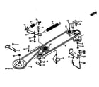 Sabre 15538G belt drive and idlers diagram