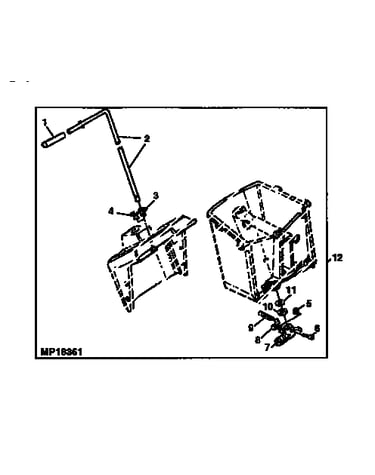 Pto lever and linkage