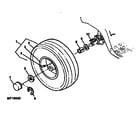 Sabre 15538G rear wheels and tires diagram