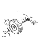 Rear wheels and tires