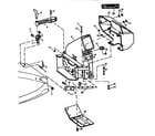 Sabre 15538H blower housing, mounting brackets diagram
