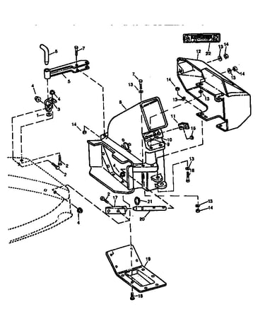 Blower housing, mounting brackets
