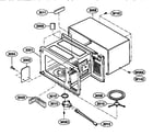 Kenmore 72168281790 oven cavity diagram