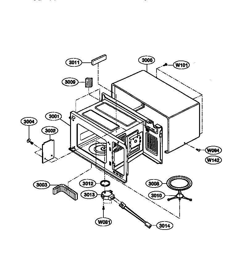 OVEN CAVITY PARTS