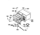 Kenmore 72168211890 oven cavity parts diagram