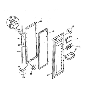 Refrig. door