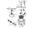 Frigidaire FDB949GFB0 motor and pump diagram
