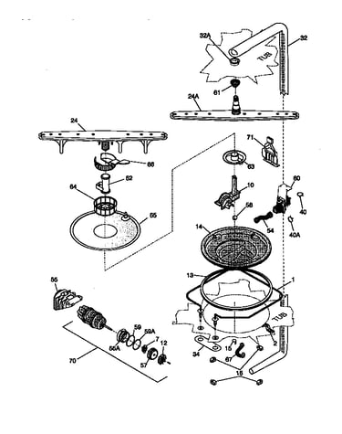 Motor and pump