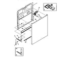 Frigidaire FDB949GFS0 door diagram