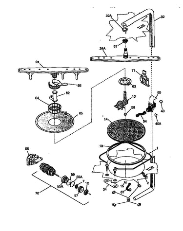 Motor and pump