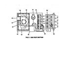Gas heat section