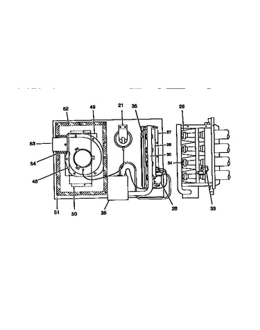 Gas heat section