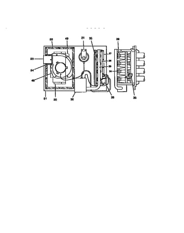 Gas heat section