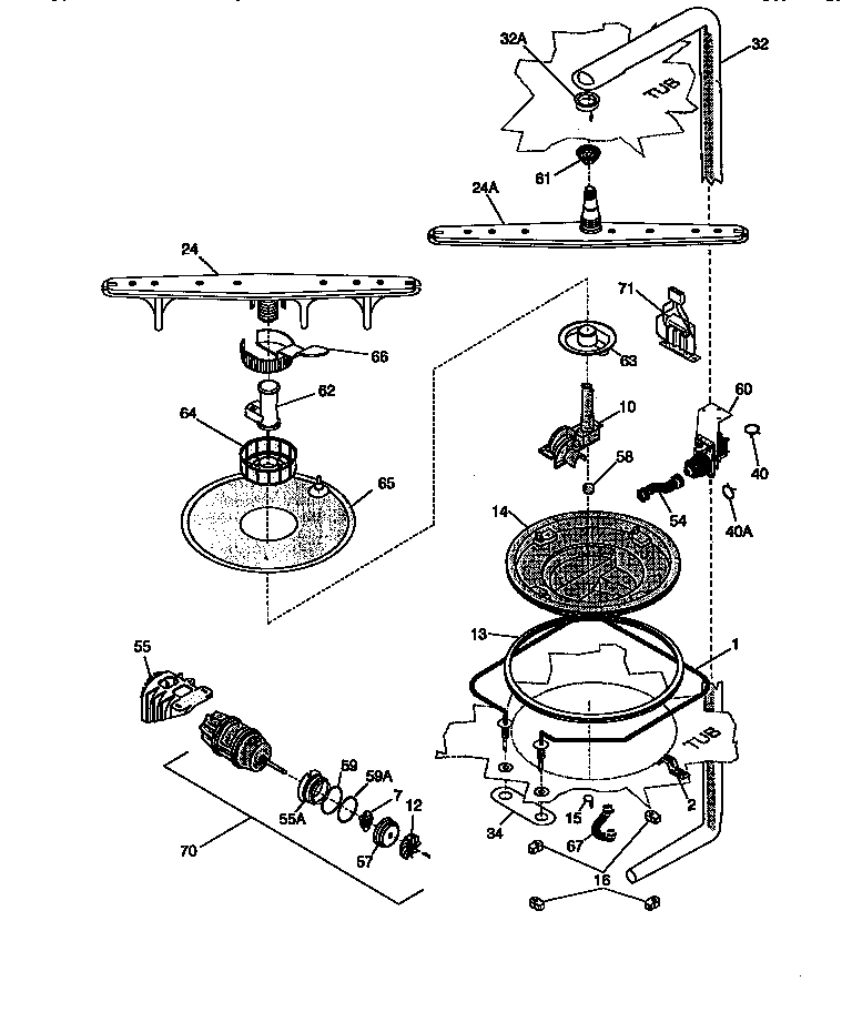 Motor and pump