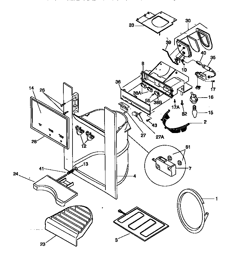 ICE AND WATER DISPENSER