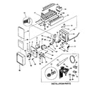 Kenmore 25358685891 ice container diagram