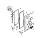 Kenmore 25358682892 refrigerator door diagram