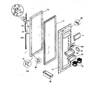 Kenmore 25358687892 refrigerator door diagram
