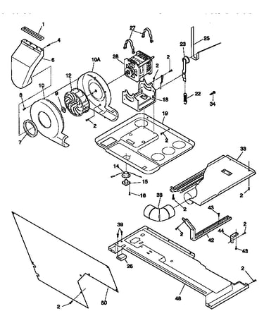 Blower and base