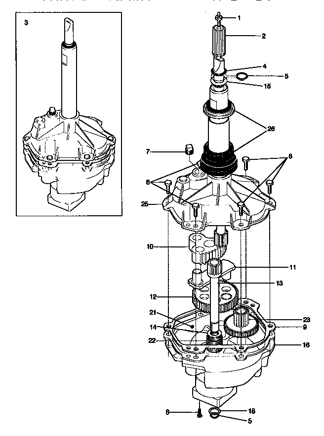 GEARCASE/TRANSMISSION