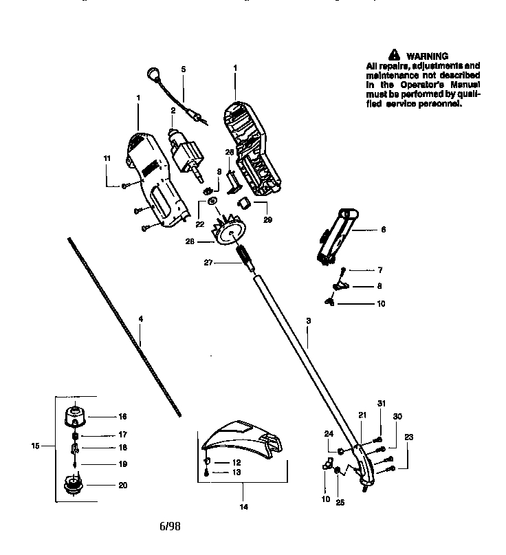Trimmer model 358.799190