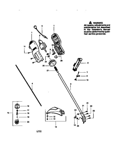 Trimmer model 358.799190
