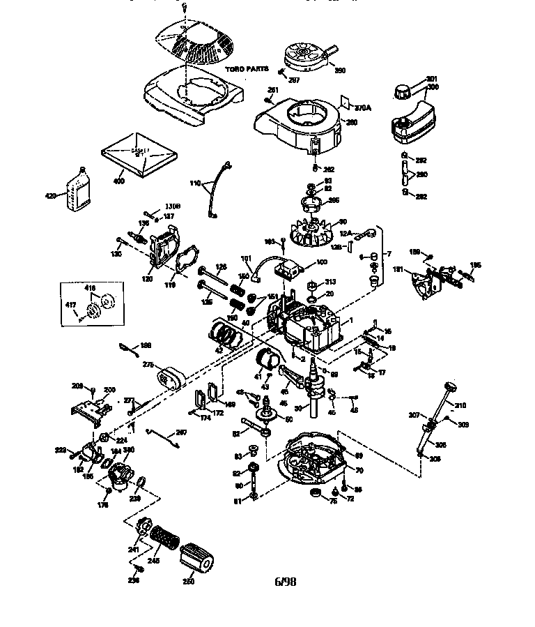 Engine tvs120-66004a