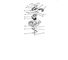 Lawn-Boy 10324-8900001 & UP engine and blade assembly diagram
