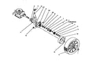Lawn-Boy 10324-8900001 & UP wheel assembly diagram