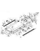 Motor and walking belt assembly