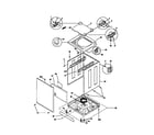Kenmore 41798802890 washer cabinet diagram