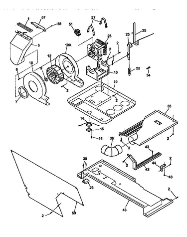 Blower and base