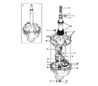 Kenmore 41798804890 gearcase/transmission diagram