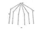 Sears 308770340 frame assembly diagram