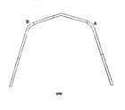 Sears 308780110 frame assembly diagram