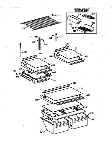 Shelf parts