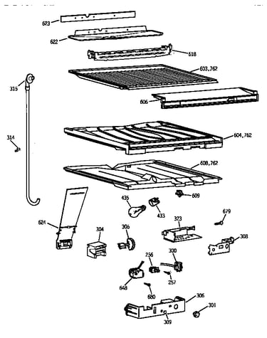 Compartment separator parts