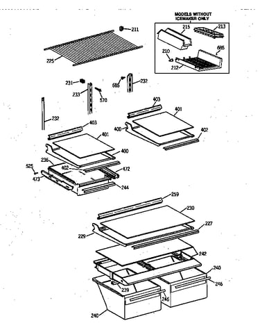 Shelf parts
