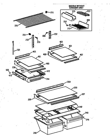 Shelf parts