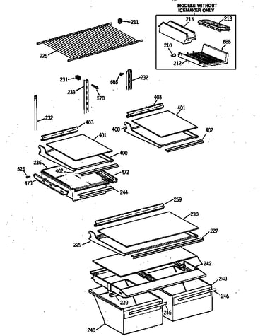 Shelf parts