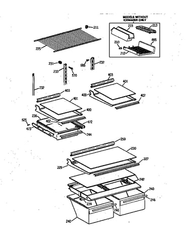 Shelf parts