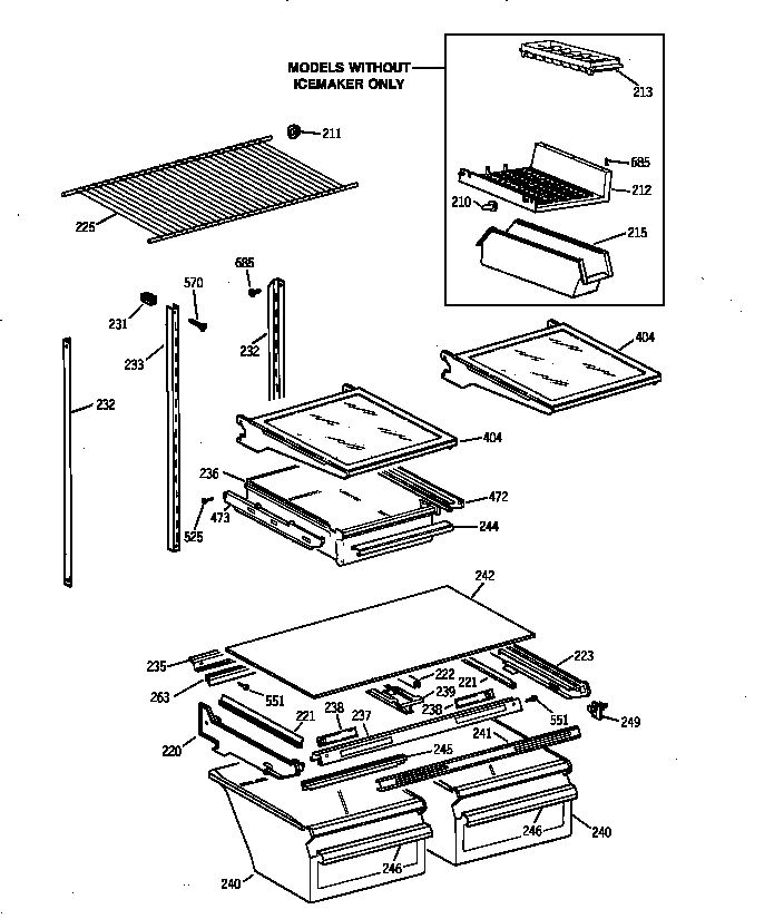 SHELF PARTS