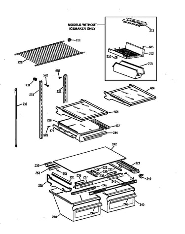 Shelf parts