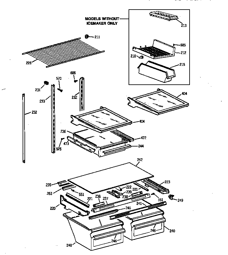 SHELF PARTS