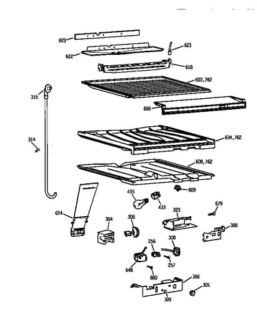Compartment separator parts