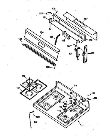 Control panel & cooktop