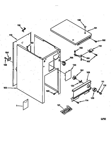 Cabinet & control parts